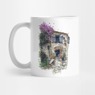 House with flowers Mug